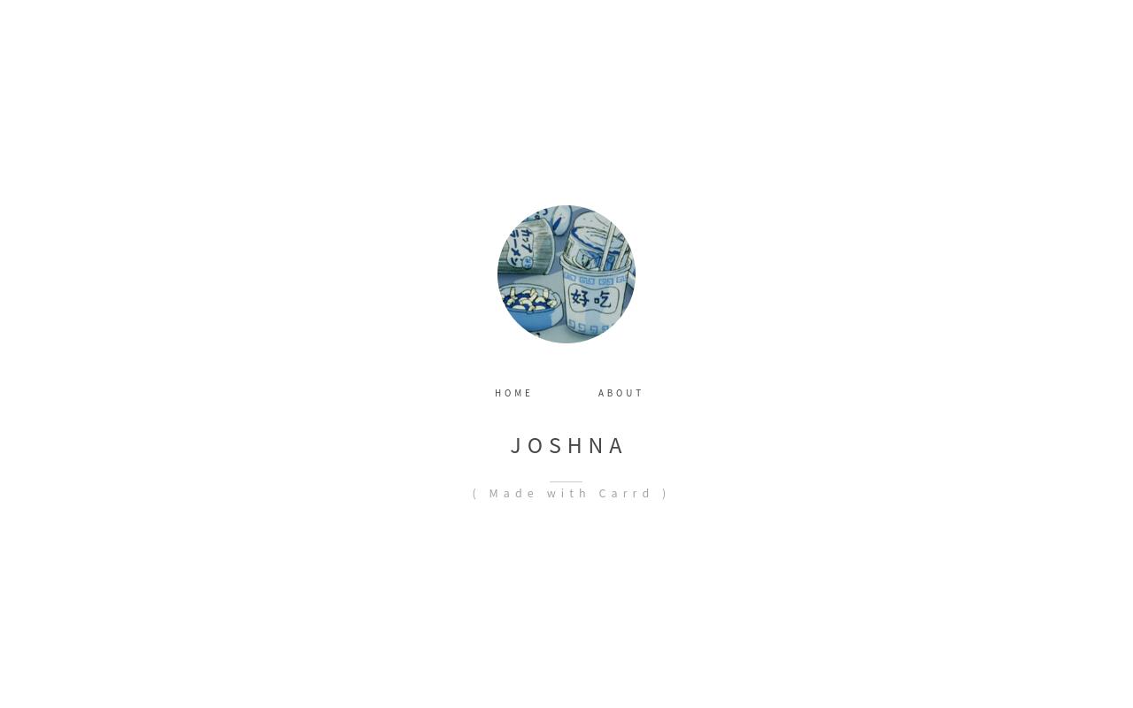 Carrd profile picture for @joshna